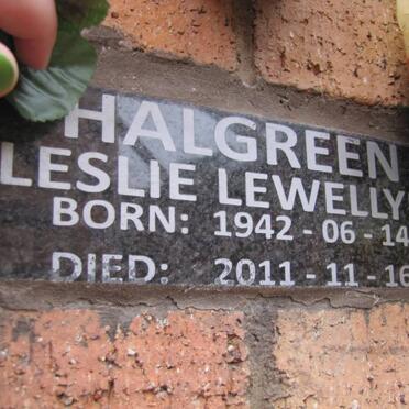 HALGREEN Leslie Lewellyn 1942-2011