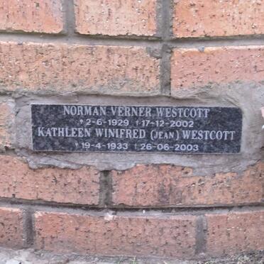 WESTCOTT Norman Verner 1929-2002 &amp; Kathleen Winifred 1933-2003