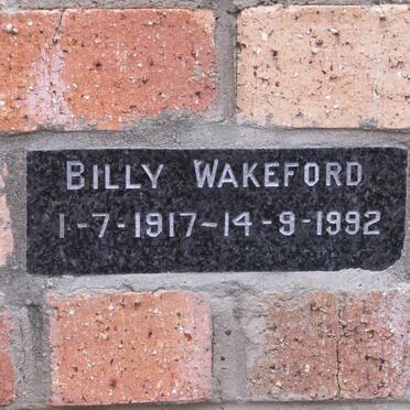 WAKEFORD Billy 1917-1992