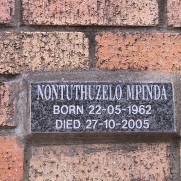 MPINDA Nontuthuzelo 1962-2005