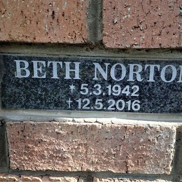 NORTON Beth 1942-2016