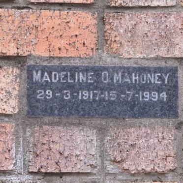 MAHONEY Madeline O. 1917-1994