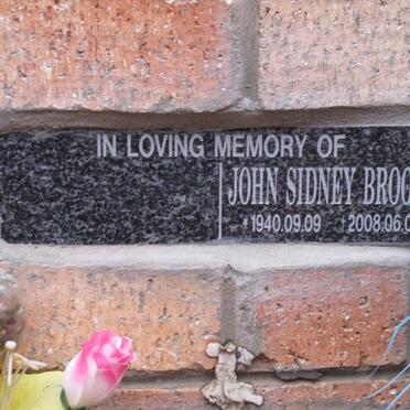BROOKS John Sidney 1940-2008