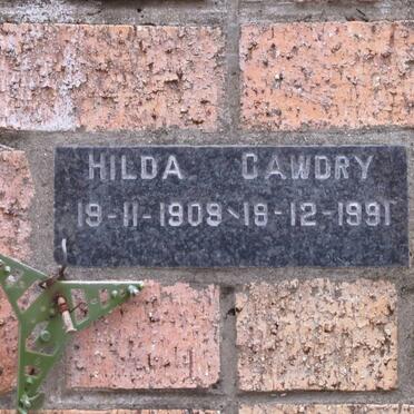 CAWDRY Hilda 1909-1991