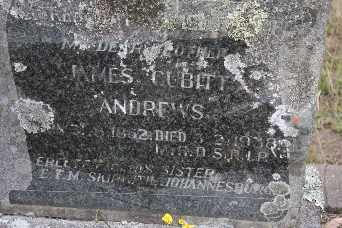 ANDREWS James Cubitt 1862-1938