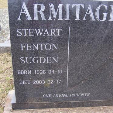 ARMITAGE Stewart Fenton Sugden 1926-2003