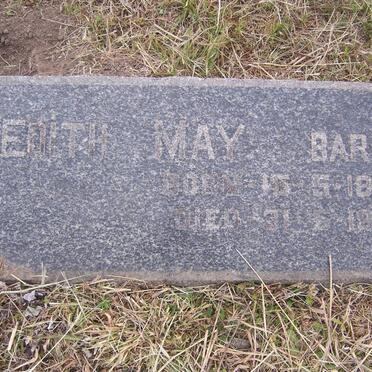 BARNES Edith May 1896-1969