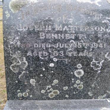 BENNETT Joseph Matterson -1941
