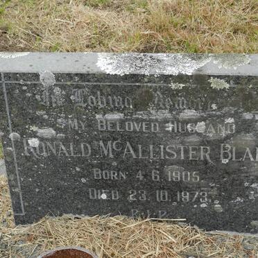 BLAIR Ronald McAllister 1905-1973