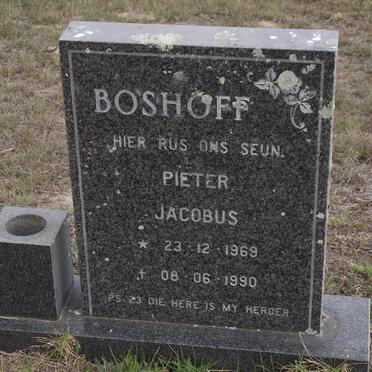 BOSHOFF Pieter Jacobus 1969-1990