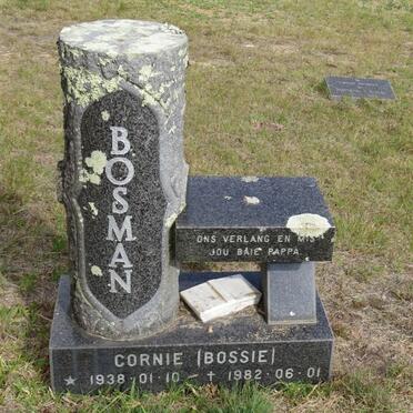 BOSMAN Cornie 1938-1982