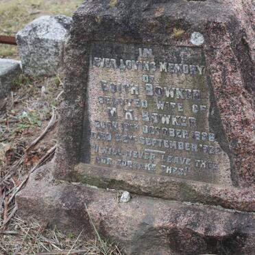 BOWKER Edith 1886-1922