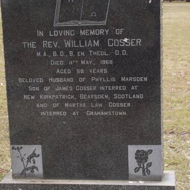 COSSER William -1968