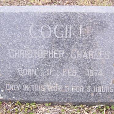 COGILL Christopher Charles 1974-1974