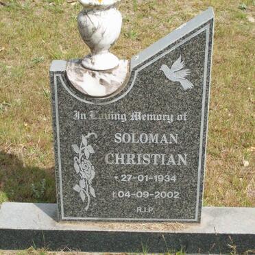 CHRISTIAN Soloman 1934-2002