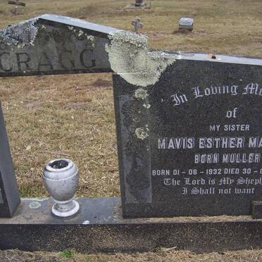 CRAGG Esther Martha nee MULLER 1932-2000