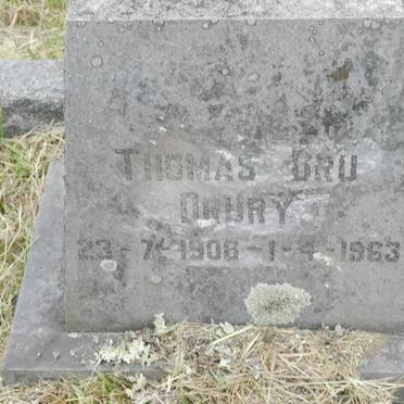 DRURY Thomas Dru 1908-1963