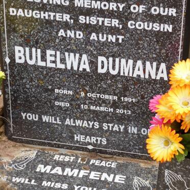 DUMANA Bulelwa 1991-2013