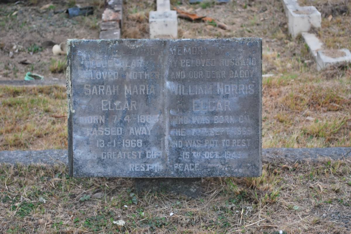 ELGAR William Norris 1885-1943 &amp; Sarah Maria 1885-1968