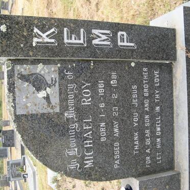 KEMP Michael Roy 1961-1981