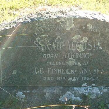 FISHER Sarah Augusta nee ATKINSON -1954