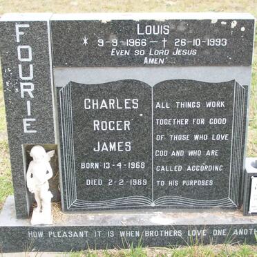 FOURIE Louis 1966-1993 :: FOURIE Charles Roger James 1968-1989 