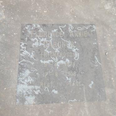 GARDNER Florence Annie nee RICHARDSON 1878-1968