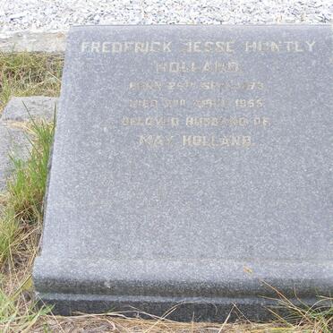 HOLLAND Frederick Jesse Huntly 1873-1955