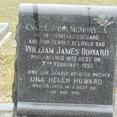 HOWARD William James -1957 &amp; Una Helen -1981