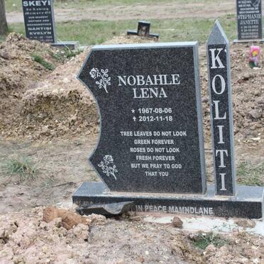 KOLITI Nobahle Lena 1967-2012