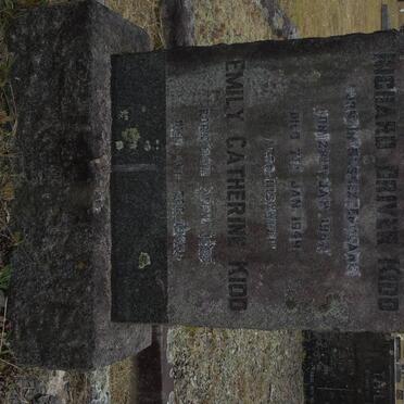 KIDD Richard Driver 1867-1949 &amp; Emily Catherine 1868-1956