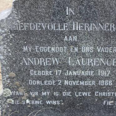 LAURENCE Andrew 1917-1966