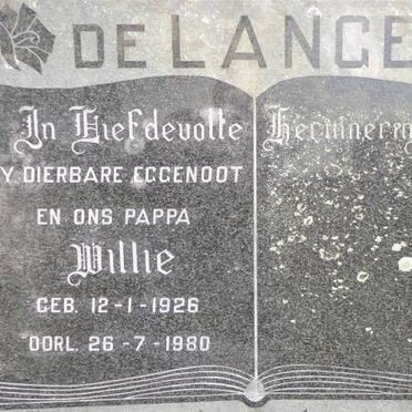 LANGE Willie, de 1926-1980