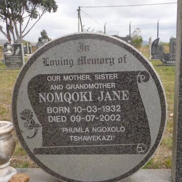 LOMBO Nomqoki Jane 1932-2002