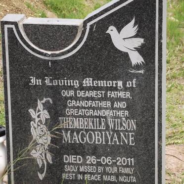 MAGOBIYANE Thembekile Wilson -2011