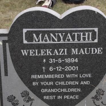 MANYATHI Welekazi Maude 1894-2001