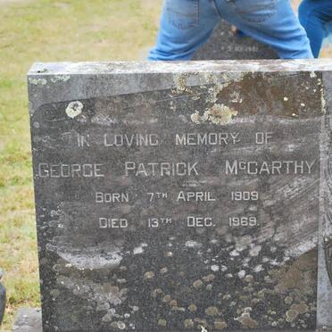 McCARTHY George Patrick 1909-1969