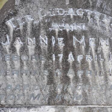 MENTZ Jannie 1926-1931