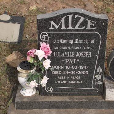 MIZE Lulamile Joseph 1947-2003