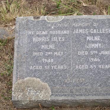 MILNE James Galletly -1946 :: MILNE Morris Isles -1948 