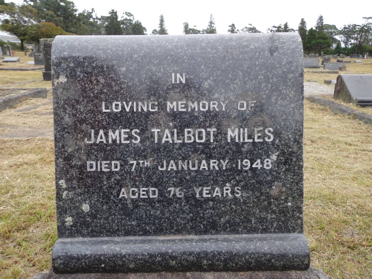 MILES James Talbot -1948