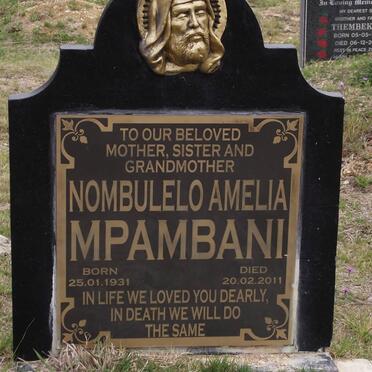 MPAMBANI Nombulelo Amelia 1931-2011
