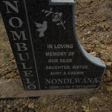 NOMBULELO Nondlwana 1968-2013