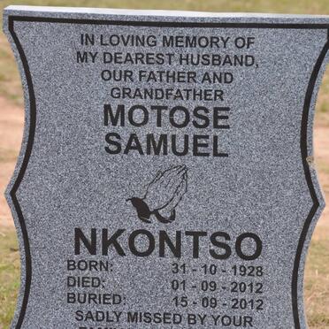NKONTSO Motose Samuel 1928-2012