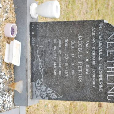 NEETHLING Jacobus Petrus 1911-1971