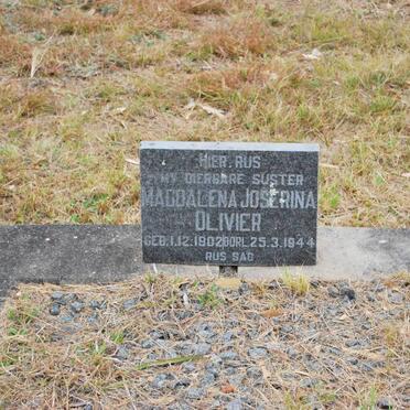 OLIVIER Magdalena Joserina 1902-1944