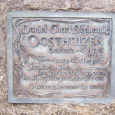 OOSTHUIZEN Daniel Charl Stephanus -1969 