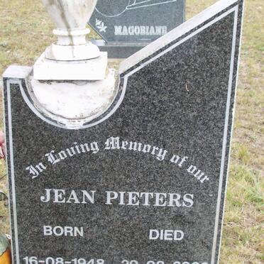 PIETERS Jean 1948-2002