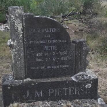 PIETERSE J.M. 1904-1959