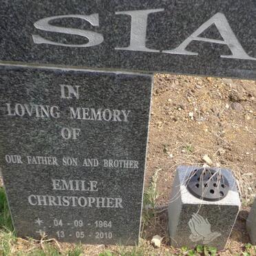 SIAS Emile Christopher 1964-2010